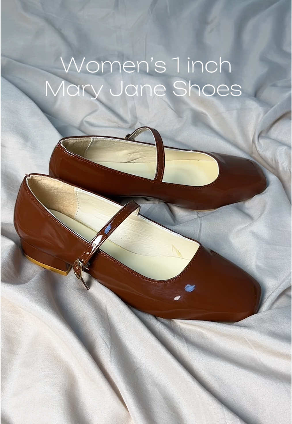 Women’s  1 inch Mary Jane Shoes #creatorsearchinsights #shoes #maryjaneshoes #officeshoes #studentshoes #comfyshoes #footwear #casualshoes #shoesrecommendation 