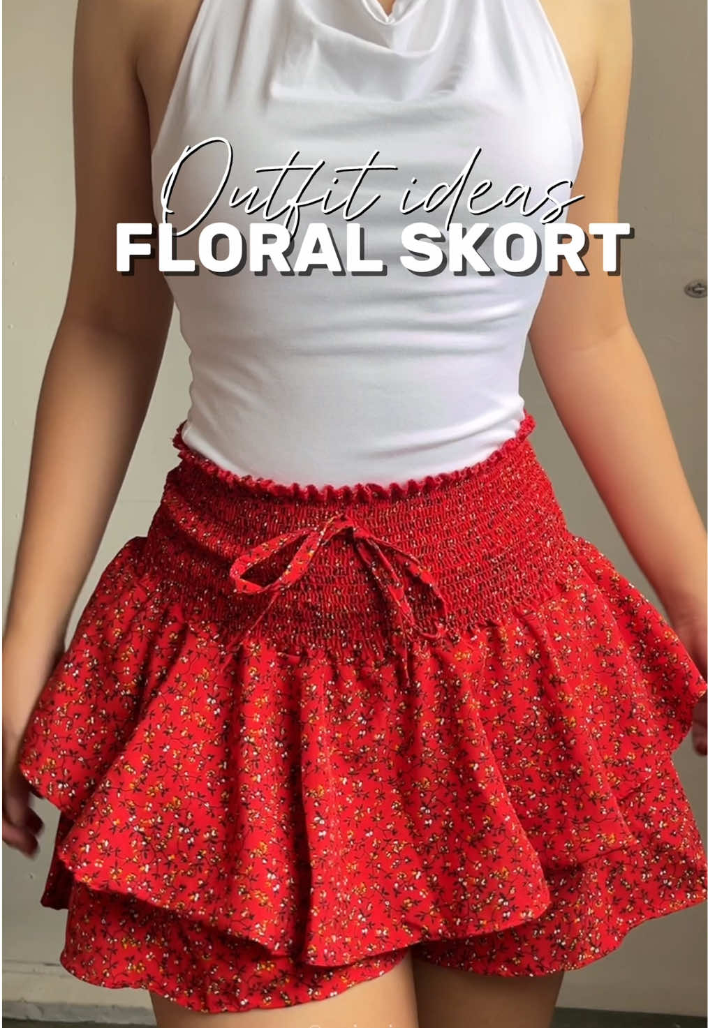 Ahh super ganda perfect this summer!! Skort na rin sya ✨#skort #floralskort #flowyskirt #skirt #skirtwithshorts #emilyfloralsmockingskort #smockingskirt #outfit #outfitideas #skortoutfit 