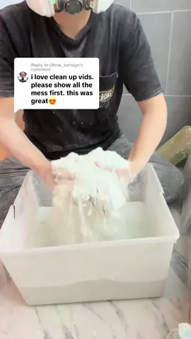 Replying to @Uknw_sunsign love how dusty this bucket was 😍 #CleanTok #fyp #asmr #powderplay 
