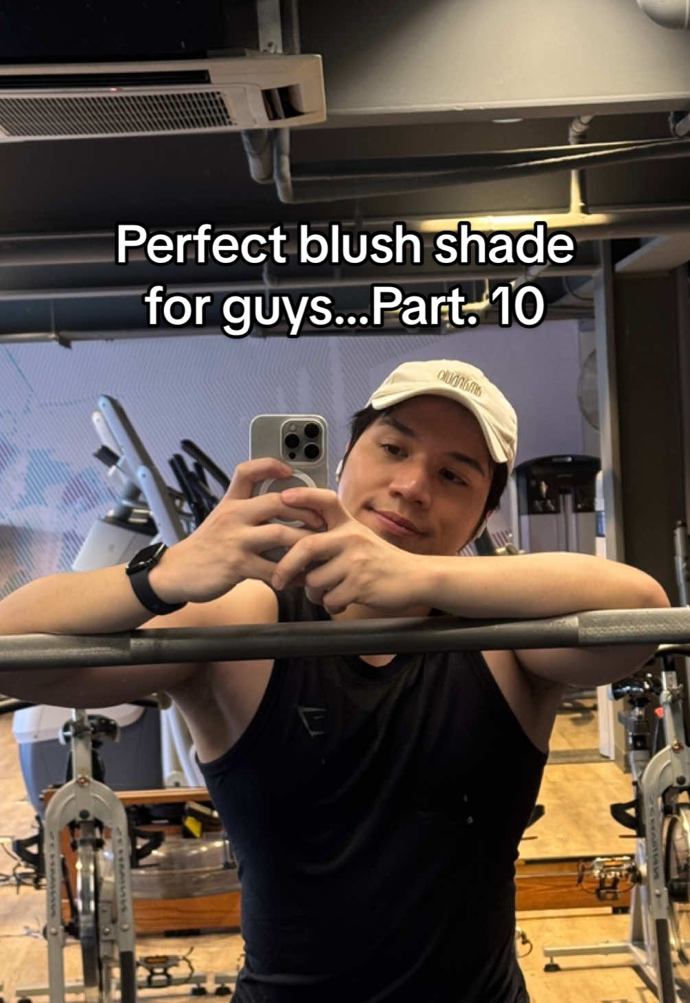 NUDE BEIGE before the gym hits different💪🏻 #Houseofhur #blush #koreanmakeup #cleanboy #cleanboymakeup 