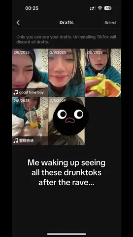 Will update my recent rave shortly… i have been sleeping for 12 hours #ravegirl#ravetok#drunktok#drunkvideos#funny#random 