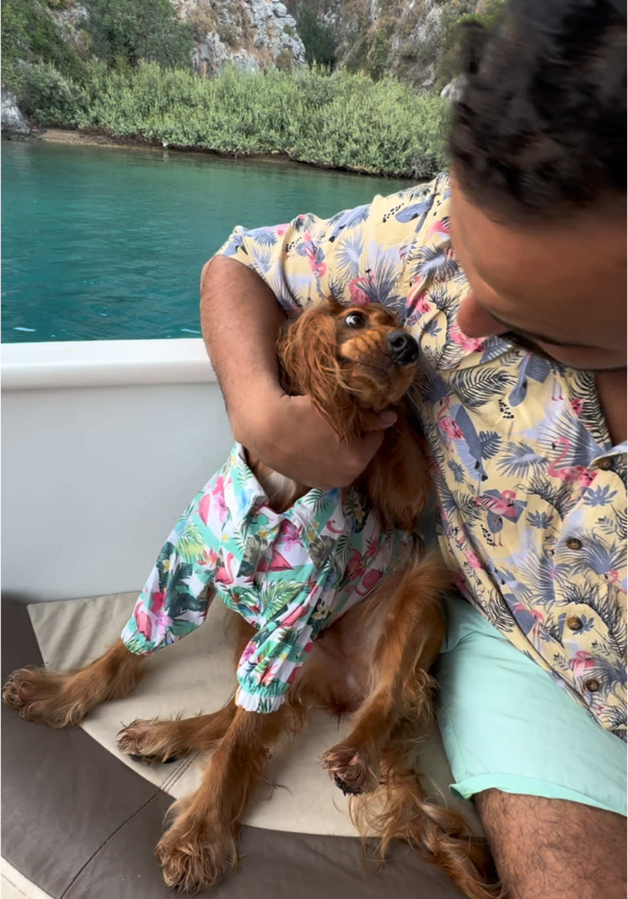 Çiçek olmayı sizden öğrenecek değiliz 😂😂😂 hassas kızım benim 🥹 #köpek #tatil #balayı #komikvideo #bebek #köpekaşkı #keşfetteyiz #tekne #deniz 