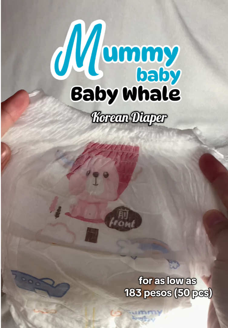 New discover korean diaper perfect for mom like me na naghahanap ng alternative na mas makaka mura!! 😍😱 “Mummy baby (Baby Whale)”    korean daiper for as low as 183 pesos ‼️ ##babyessentials#koreandiaper #mummybabydiaper #affordablediaper #newborndiapers #newbornessentials #fyp #affliatemarketing #viral