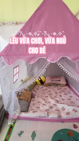 Xài tiền lì xì đi mấy bà. Mua tặng bé cái lều này đi, dễ thương lắm lun#menhidilam #mebinhsuadilam #leungoinhachobe 