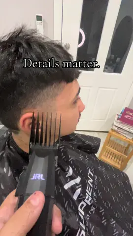 Always detail. #barber #jrl #wahl #real #babylisspro #w #setup #follow #beginner #barbering #cut #haircut #midfade 