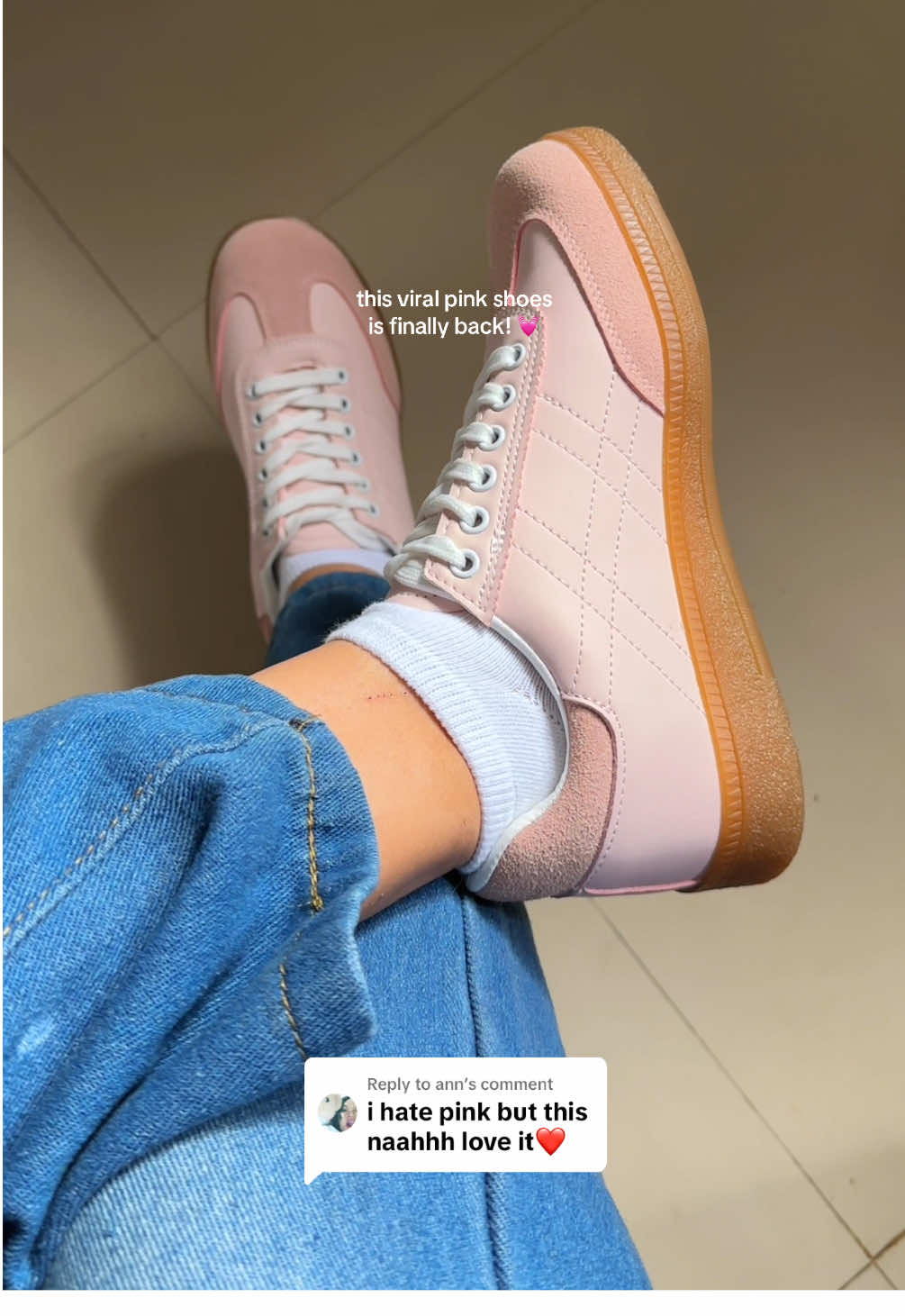 Replying to @ann  back in PINK! 🩷 #shoes #pinkshoes #corollashoes 