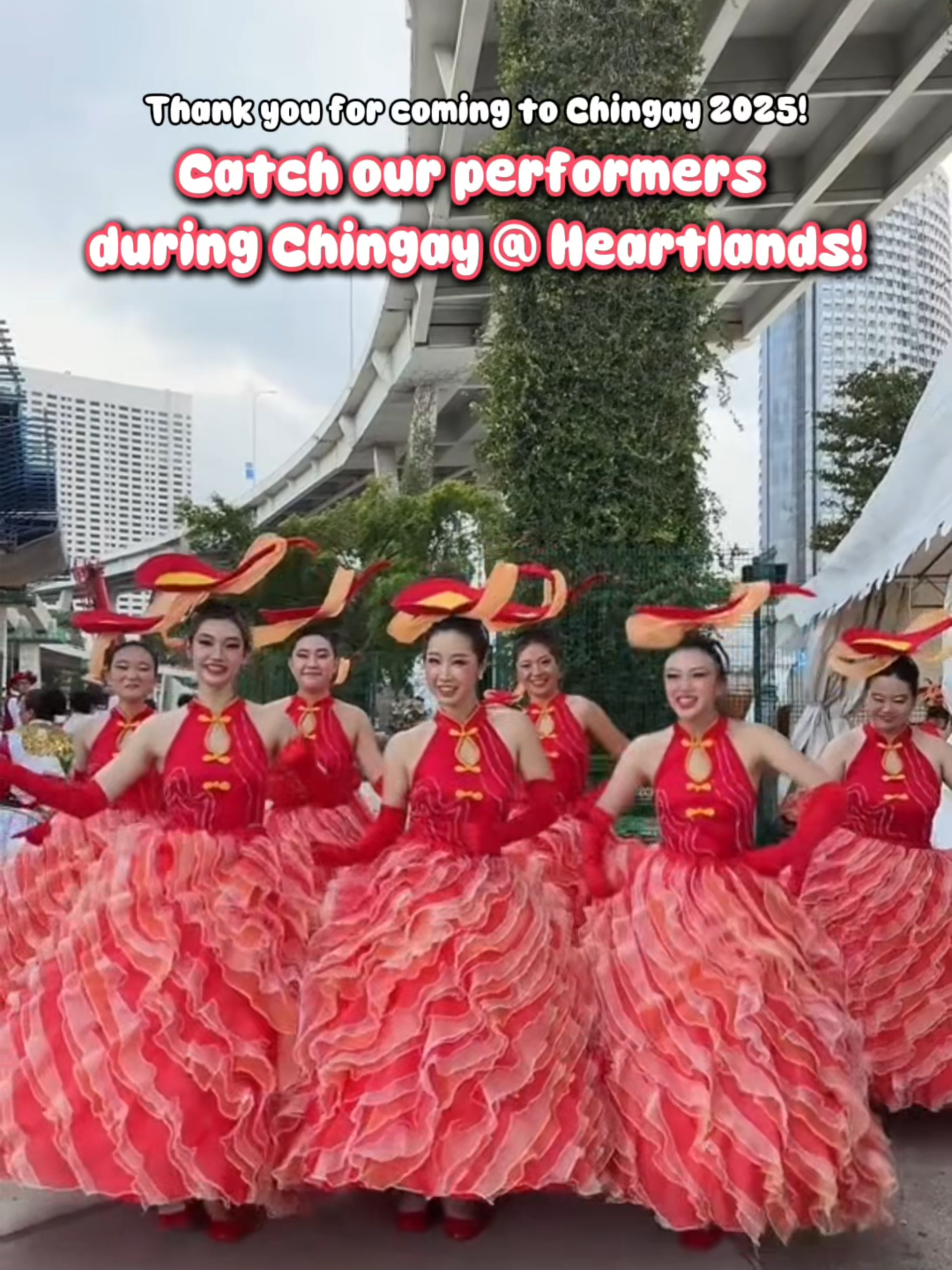 The Parade may be over, but the JOY carries on! 🎉 Chingay 2025 may have wrapped at the F1 Pit Building, but the celebration is far from over! Our performers are bringing the magic to your Heartlands, spreading the JOY across Singapore from now till 2 March! 🎭✨ Catch the energy, the performances and the vibrant spirit of Chingay right in your neighbourhood—don’t miss it! 🏘🎇 #ChingaySG2025 #SG60 #CelebrateWithJoy