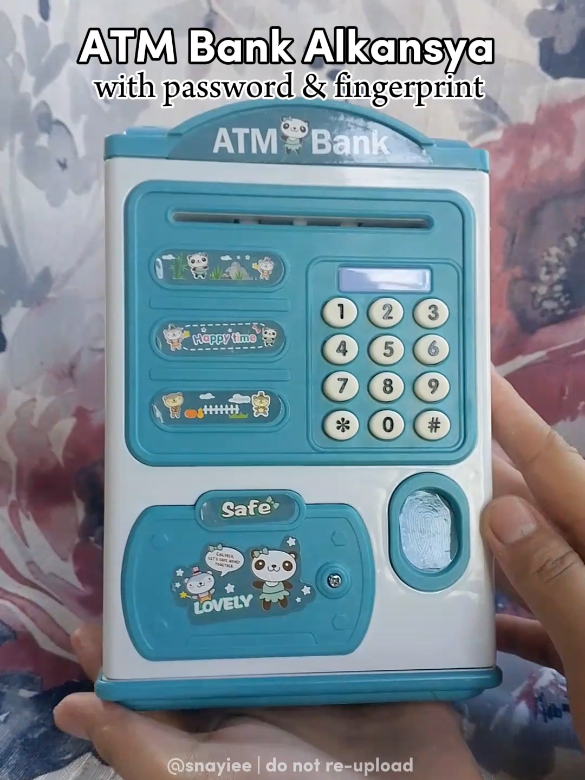 @snayiee⏪⏪ BUY HERE  GAGANAHAN TALAGA SILA MAG IPON NITO 💰🪙#kidsatmmachines #atmmachineforkids #atmbankalkansya #atmbank #alkansyawithpasswordandfingerprint #lugian #alkansya #kidsalkansya #alkansyaforkids #piggybank #fyp #tiktokmarketplace 