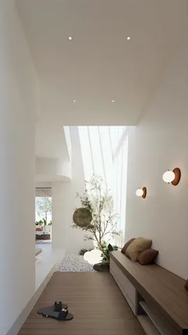 Clarity house, Jakarta . . A cozy living room is something we always want to provide. Adding terracotta as an accent color can encourage the sense of appreciation for earthy and natural beauty. In the other side, it also symbolizes of serenity. . . . K.S | M.B . . #fyp #viral #homedecor #inspirasirumah #homeinspo #housetour #interiordesign #rumahmilenial #rumahminimalis #interior #tamanrumah #rumahidaman #housedesign #architecture #fyp? #indonesia