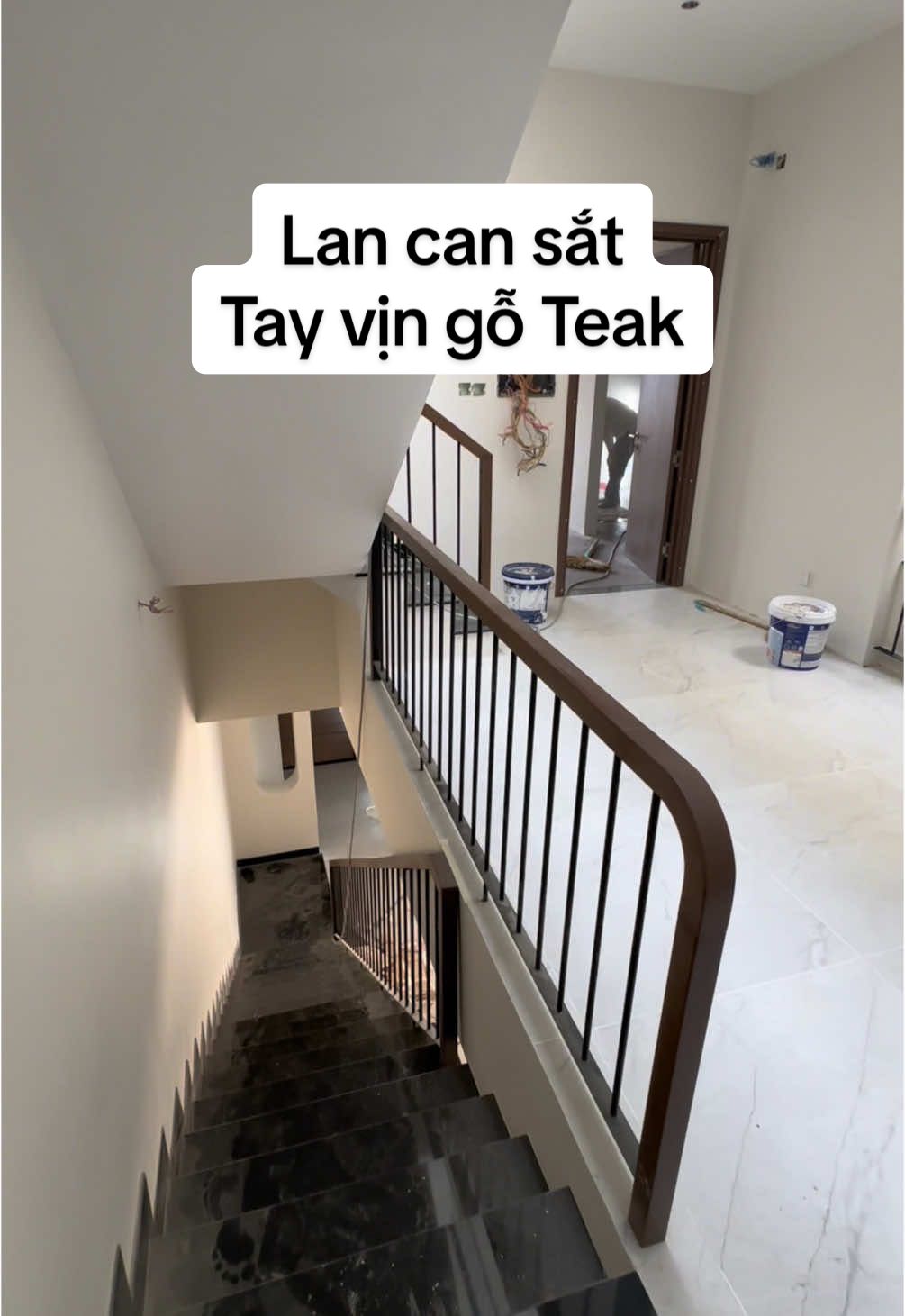 Song đứng sắt đặc phi 14, la 4 phân 5ly, tay gỗ teak 50x50 #lancansat #lancantayvin #cauthanghiendai #lancandep 