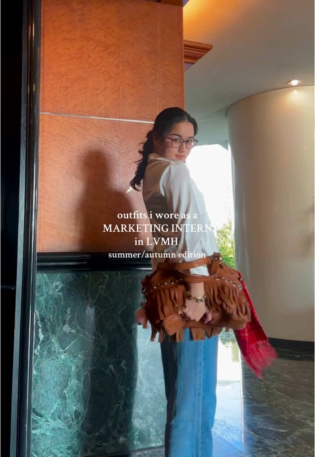 outfits of an LVMH intern  #outfitinspo #officeoutfit #LVMH #luxuryindustry #internship #fashion 