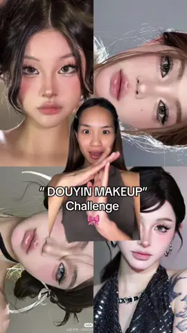 “Douyin” makeup challenge 🎀🫶🏻 napište co byste chtěli videt jako další challenge #fyp #douyin #douyinmakeup #makeup #challenge #protebe 