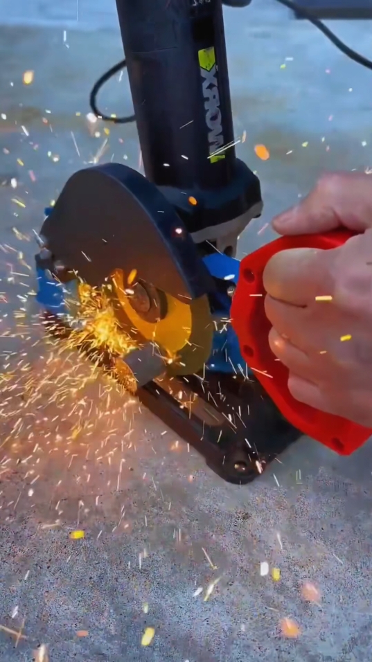 Angle Grinder Stand Grinder Holder Cutter Support for 115-125mm Universal Bracket#Angle grinder cutting bracket # High performance Utility # hardware tool # High efficiency Utility # good stuff sharing #fyp #foryou #tiktokshop #goodthing 