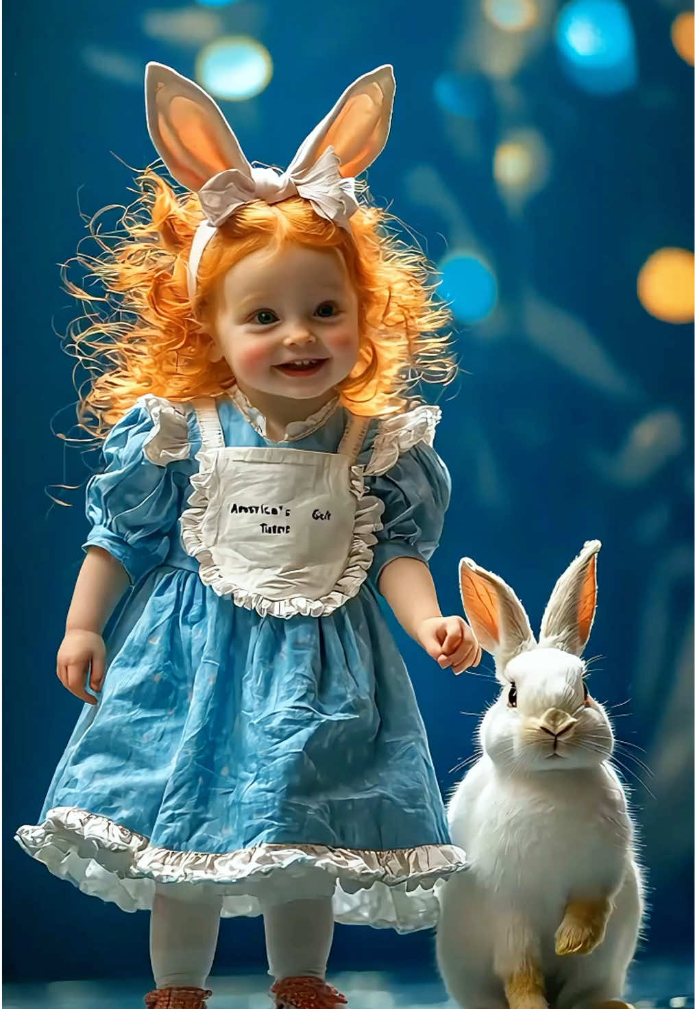 Amazing Baby Talent Show 👗 🐰✨ #baby #cutebaby #babyvideos #babydance #babyshorts #AI #Runway #viral #magic #transformation #talentshow #adorablebaby