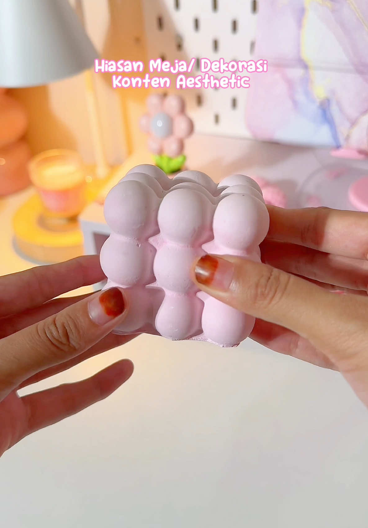 Cantik 😍💖 #hiasanmeja #dekorasikonten #aestheticvideos 