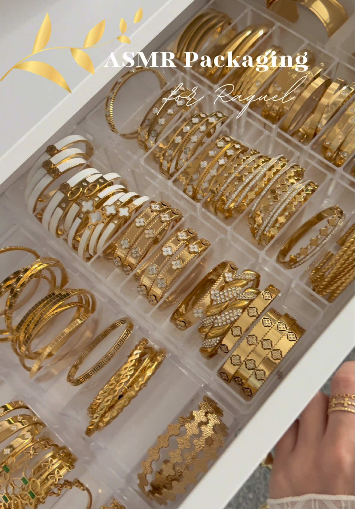 ASMR Packaging!✨ Thank you, Raquel!💛 #asmr#asmrpackaging#asmrjewelrypackaging#packwithme#packanordertogether#asmrsounds#asmreating#asmrtapping#asmrrelax#asmrcommunity#goldjewellery#musthavejewelry#uksmallbusiness#ukjewellery#tarnishfreejewelry#waterproofjewelry#womanownedbusiness#aesthetic#fashion