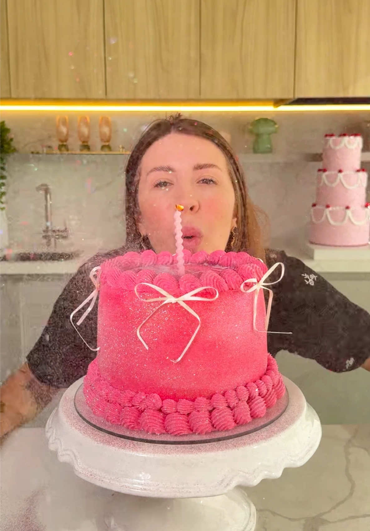 bora fazer um glitter cake? 