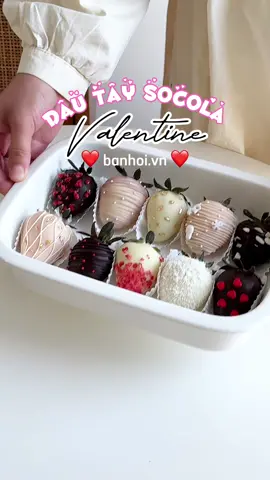 Valentines này nhất định phải làm Dâu Tây phủ socola tặng người yêu thôi ❤️ ngon ngất xỉu mọi người ơiiiii #socola #chocolate #valentine #valentine2025 #socolavalentine #chocolatetruffle #nguyenlieulambanh 