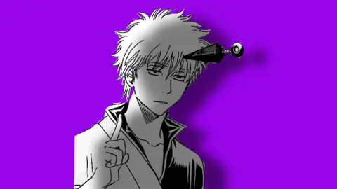 Green screen manga animation Gintoki #gintoki #gintokisakata #manga #mangaanimation #edit #fyp #gintama #anime #greenscreen
