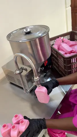 The making of our intense luxe lotion from start to finish✨🤍 This is a potent lightening lotion formulated with clinically proven Actives to help improve the appearance of uneven skin tone,brighten& moisturize the skin. Who can use?  Anyone with dull,uneven skin tone,looking forward to achieve a brighter & radiant skin tone.  Suitable for all skin types☑️ Price  N18,000 (250ml) N3500 (50ml sample) #SmallBusiness #voiceover #viralvideos #skincare 