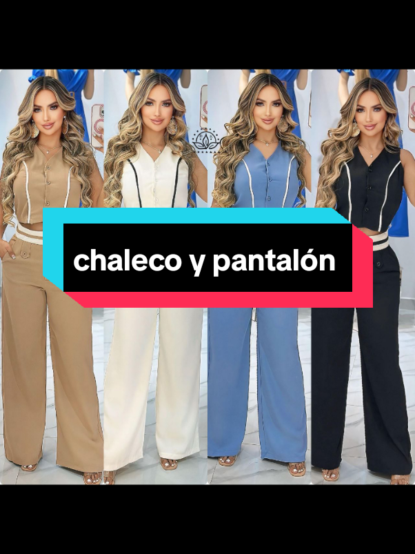 Hermoso conjunto 2 piezas, chaleco y pantalón tiro alto combinado en colores  Tela vértigo rígido  Talla sm ml lxl pedidos en nuestra línea WhatsApp 3115634346 #modafeminina #conjunto #conjuntos #ropaparamujer #outfitdemoda #soacha #bogota #pantalones #pantalon #chaleco #chalecos #modaentiktok 