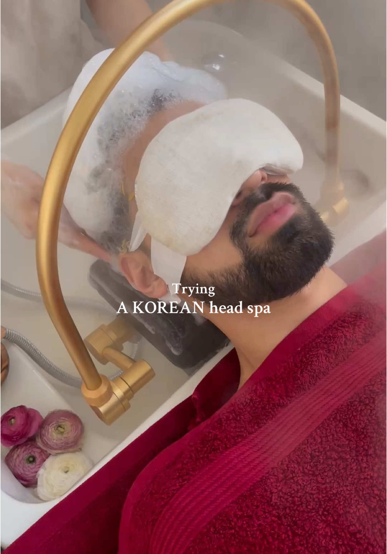 Trying a Korean Head Spa at @LONDON HEAD SPA 💆🏽‍♂️ Didn’t know it was possible to feel this relaxed  #SelfCare #headspa 