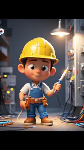 Hello, I'm an electrician. I can help you repair the circuit. @ your friend who needs me, take me away!#Cartoon Characters#Cartoon #electrician #electricianlife #electricianlife 