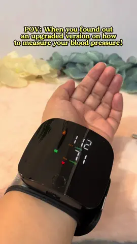 POV: When you found out an upgraded version on how to measure your blood pressure😱🤩 #bloodpressuremonitor #wristbloodpressuremonitor #fyp #foryou 