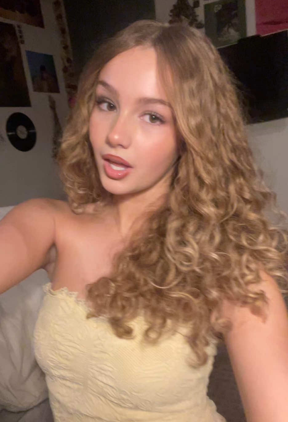 💛💛💛 #curlyhair #foryoupage #OOTD #SuperBowl #draftdump 