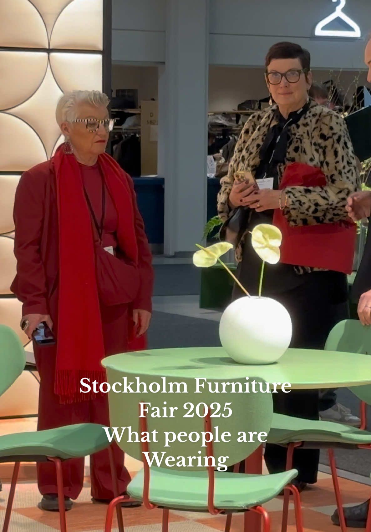 What people are wearing at the Stockholm Furniture Fair 2025. #stockholm #sweden #streetstylestockholm #whatarepeoplewearing #scandinavianstyle #stockholmstil #OOTD #outfitspotting #swedishstyle #style #fashion #scandistyle #StreetStyle #StreetFashion #stockholmfurniturefair2025 #stockholmsmässan 