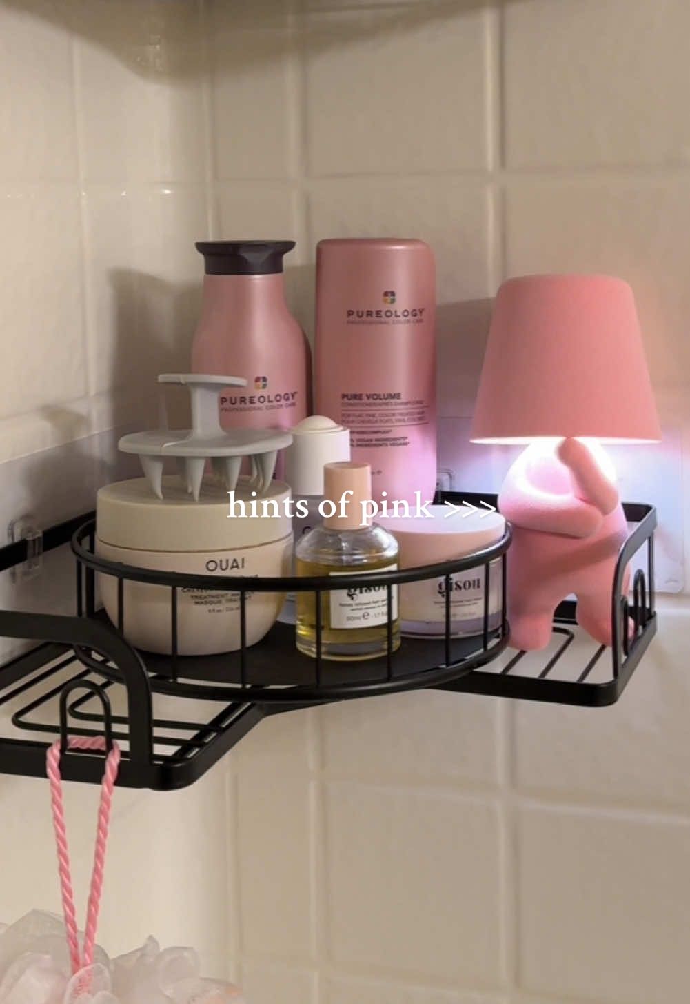 Adding a little pink to my bathroom just in time for Valentine's! 💗✨ #loveinthedetails #pinklover #aesthetics #asmr #bathroomdecor #pinkdecorinspo #bathroomcounterdecor #valentinesdecor