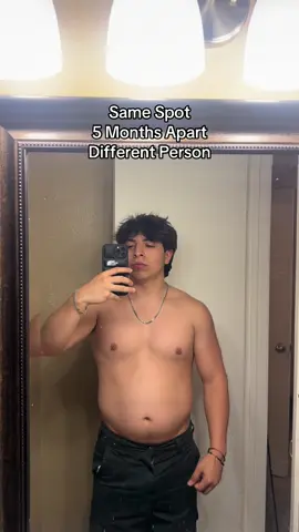 crazy how much a few months can change your life . . . . #gym #gymmotivation #shredded #motivation #abs #lean #GymTok #5monthtransformation #lockin #gymtransformation #weightloss #transformation #mexican #shoulders #biceps #chest #hispanic 
