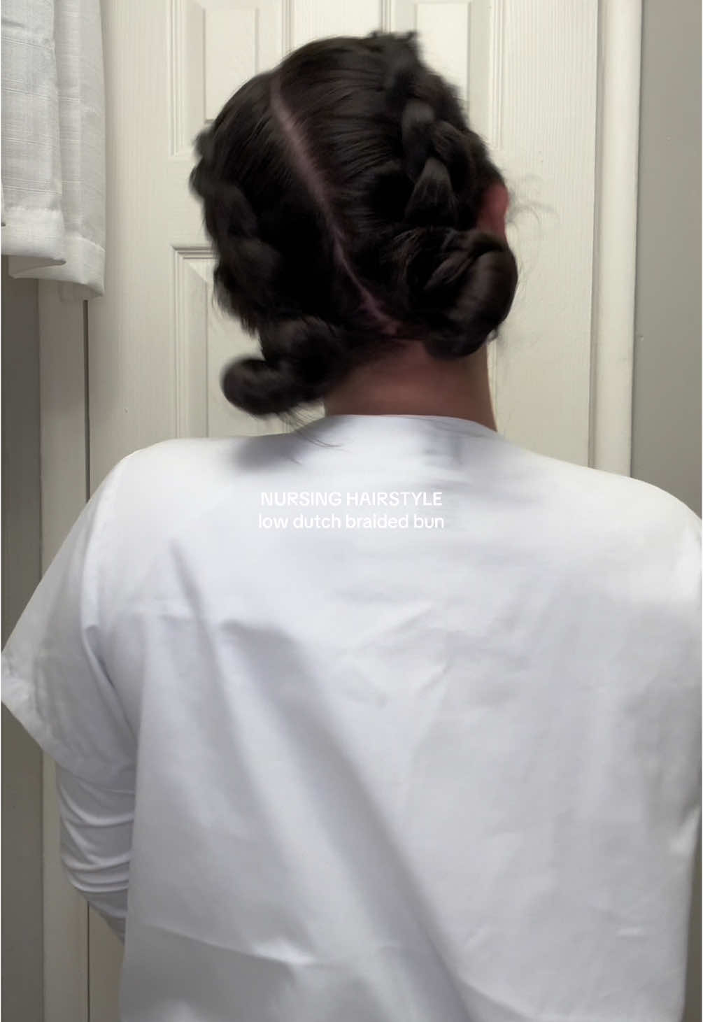 me 🤝 buns #nursing #nursingschool #nursingstudent #clinical #nursinghairstyles #nursingschoolhairstyle #hairstyle #hairstyles #hairstyletutorial #braids #braidhairstyles #updohairstyle