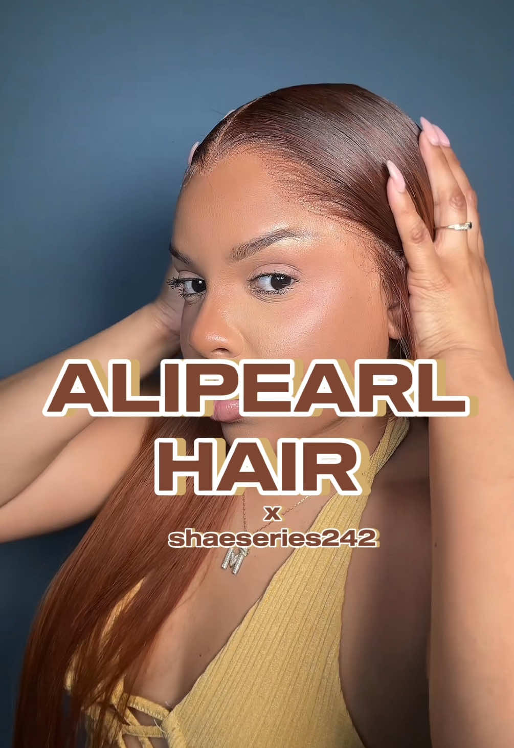 @alipearlwig Pre-made lagos hairline (good for persons with low hairline) 13x6 Lace Front Cinnamon Straight Wig 26” 🤎💛LINK IS IN BIO ❤️‍🔥‼️ @alipearlhair_official Loterally looked just like the picture lol. Also I love when they ask the wig size !!! Thanks hunny boo #alipearl #shaeseries242 #lagoshairline #widowspeak #widowspeakhairstyles 