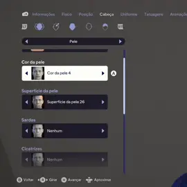 Tutorial da face (os predefinidos não precisa, só põe o primeiro) #eafc #fc25 #modocarreira #fyp #modocarrera 