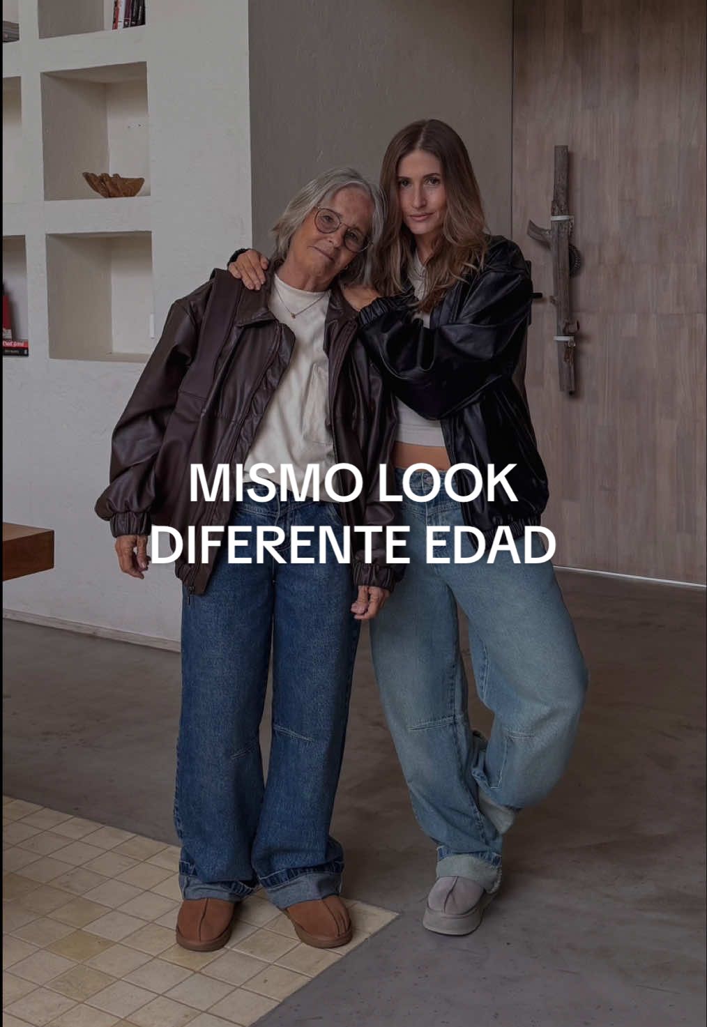 Generational Style 👯‍♀️🔥 Mismo look, diferentes edades. Comenta con quién compartirías este look 👇💬 . #onehalf #OOTD #thisorthat #agelessfashion #foreveryoung #inspiredbyyouth #lookideas