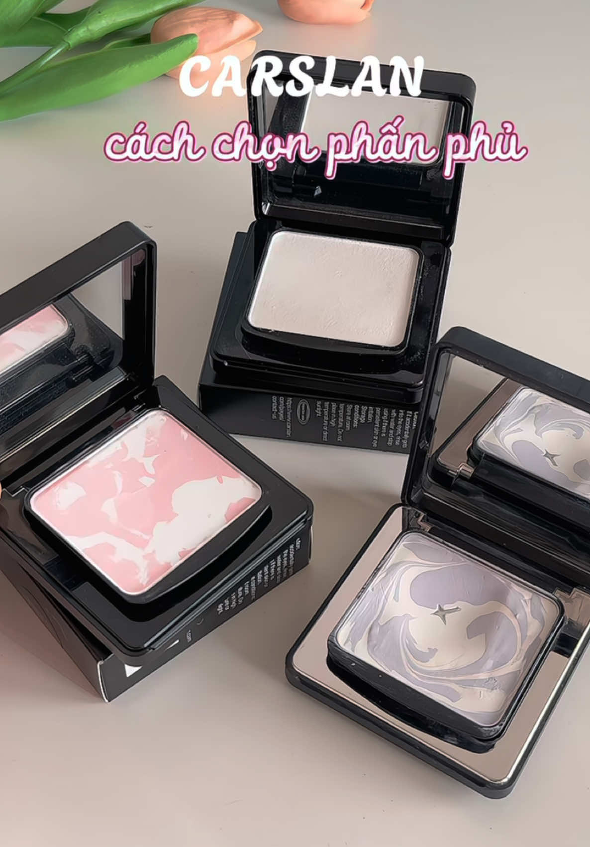 cách chọn Phấn phủ của Carslan cho phù hợp với từng loại da và tone da #CapCut #hongugc #xuhuongtiktok #carslan 