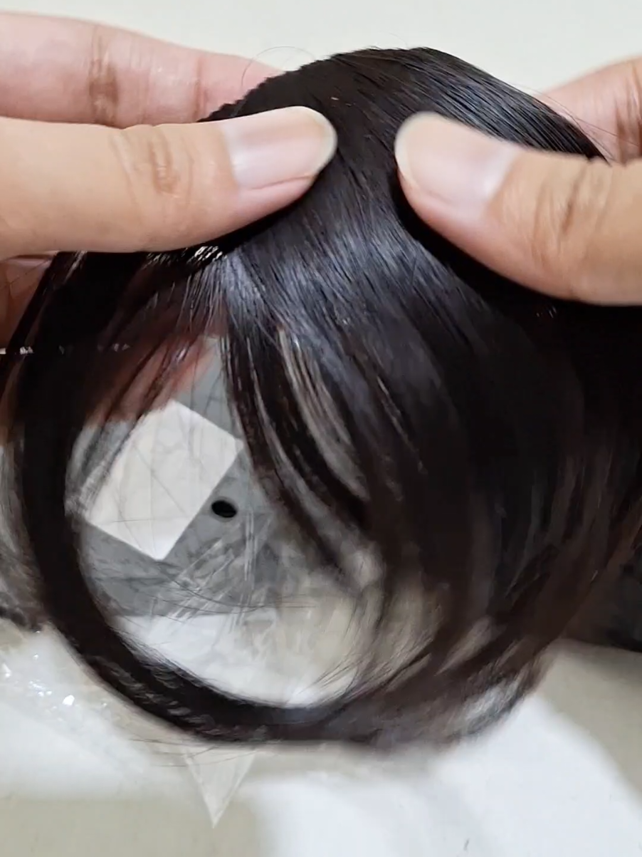 Ayan pwede na din kayo magkabangs!! #hairbangs #wig 