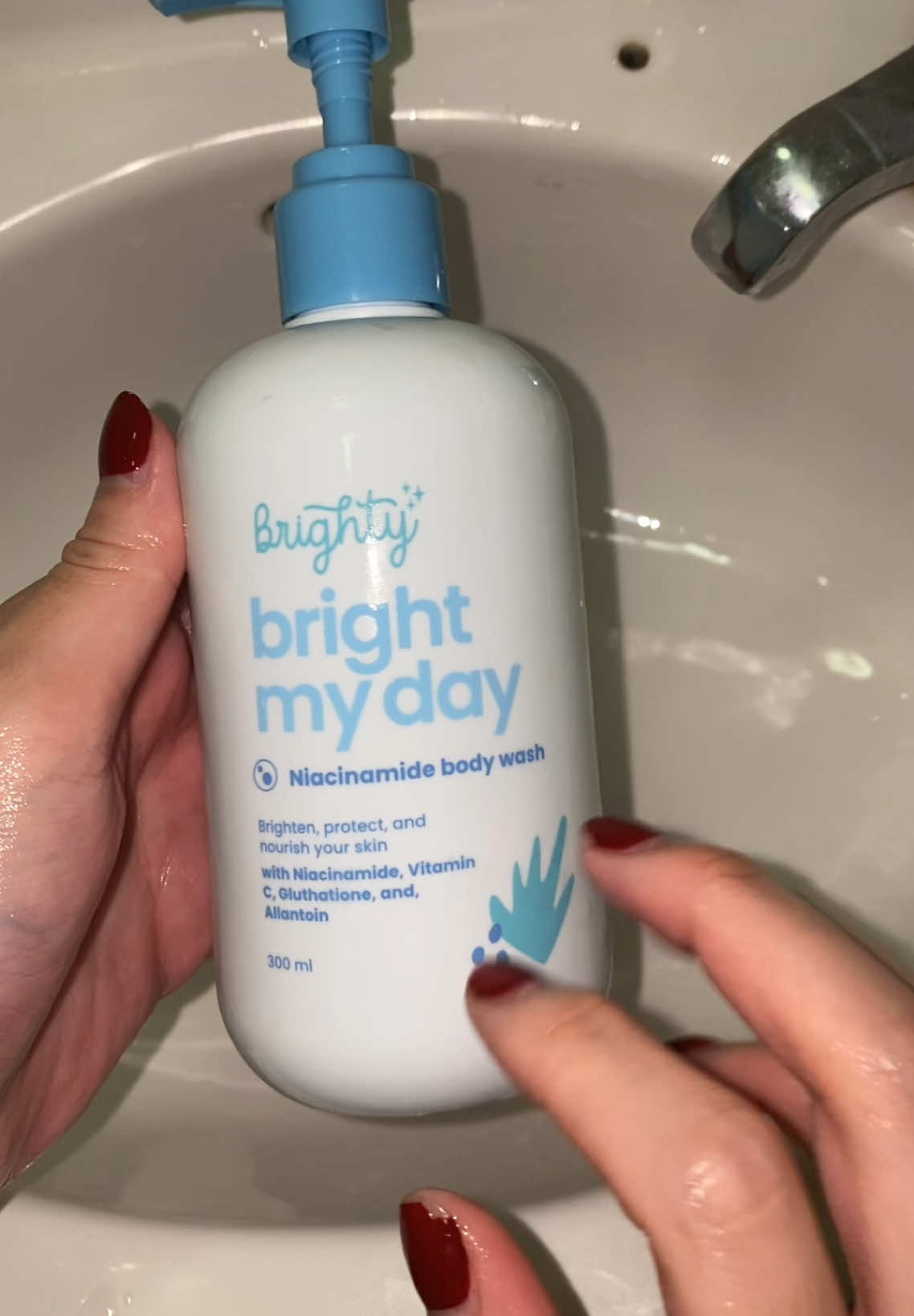 Niacinamide Body Wash from Bright My Day Series🫧✨ #niacinamide #bodywash #brightmyday #bmd #brightyid 