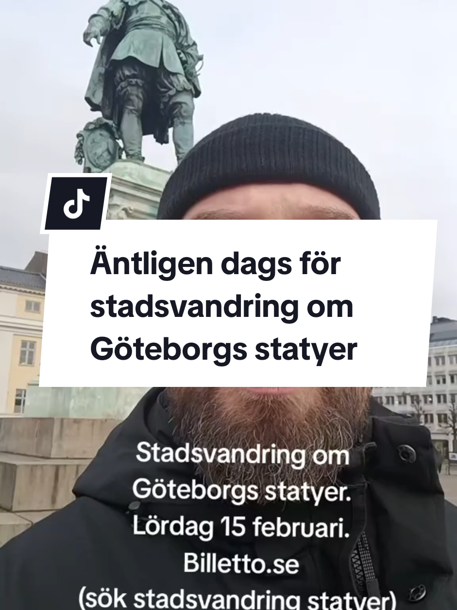 Äntligen dags för stadsvandring. Lördag 15 februari går vi och tittar på Göteborgs statyer. Länk till biljetter i bio! #detgamlagöteborg #göteborgshistoria #platserigöteborg #göteborg400år #gbg #göteborg #gamlagöteborg #poseidon #gustafadolfstorg #kopparmärra #göteborgstatyer 
