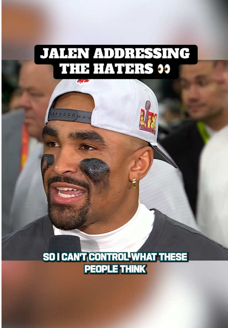 fueled by it 😤 #jalenhurts #philadelphia #eagles #nfl #SuperBowl 