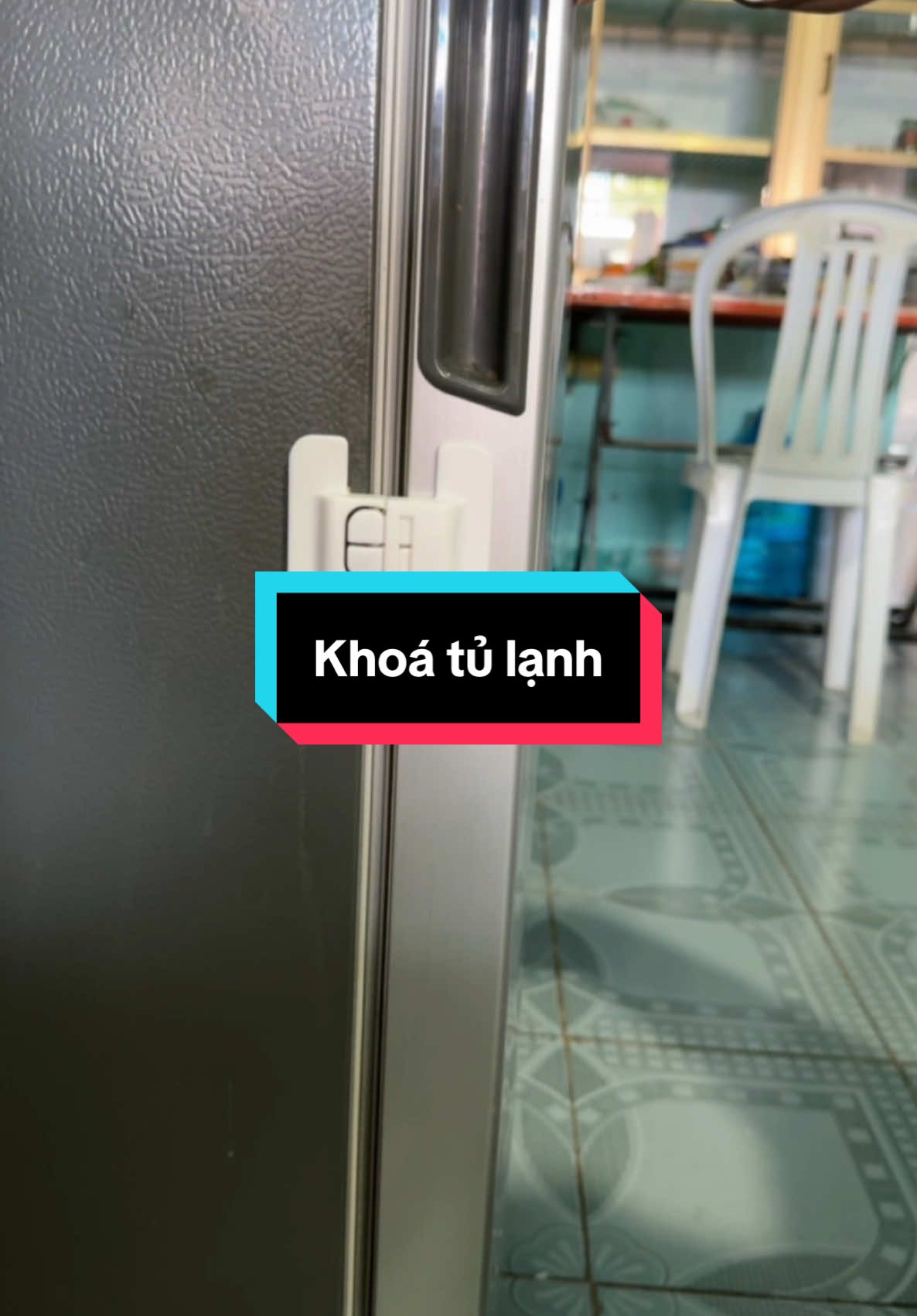 Khóa tủ lạnh chống đi hơi và trẻ nhỏ luôn ạ  #hamy  #khoatulanh 