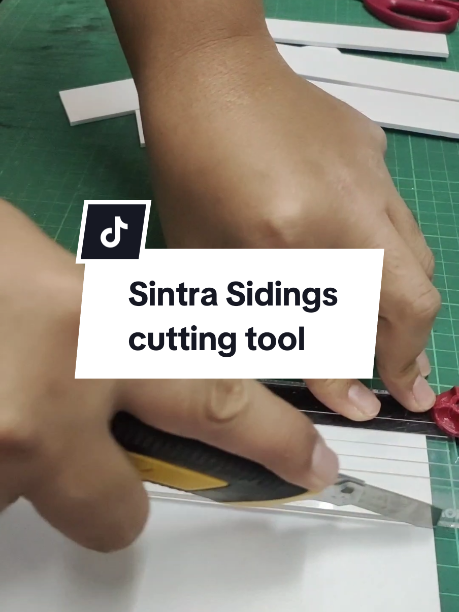 Sintra Board Sidings Cutter #foryou #tiktok #craft #sintra #craftingtools #printips #fyp #ComproDoPequeno 
