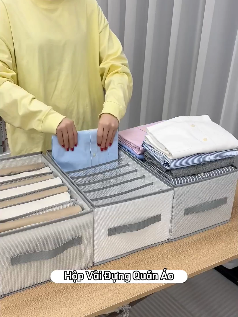 Nhà cửa gọn hơn hẳn #giadung #giadungtienich #dodungtienich #dogiadung #hopvaidungquanao 