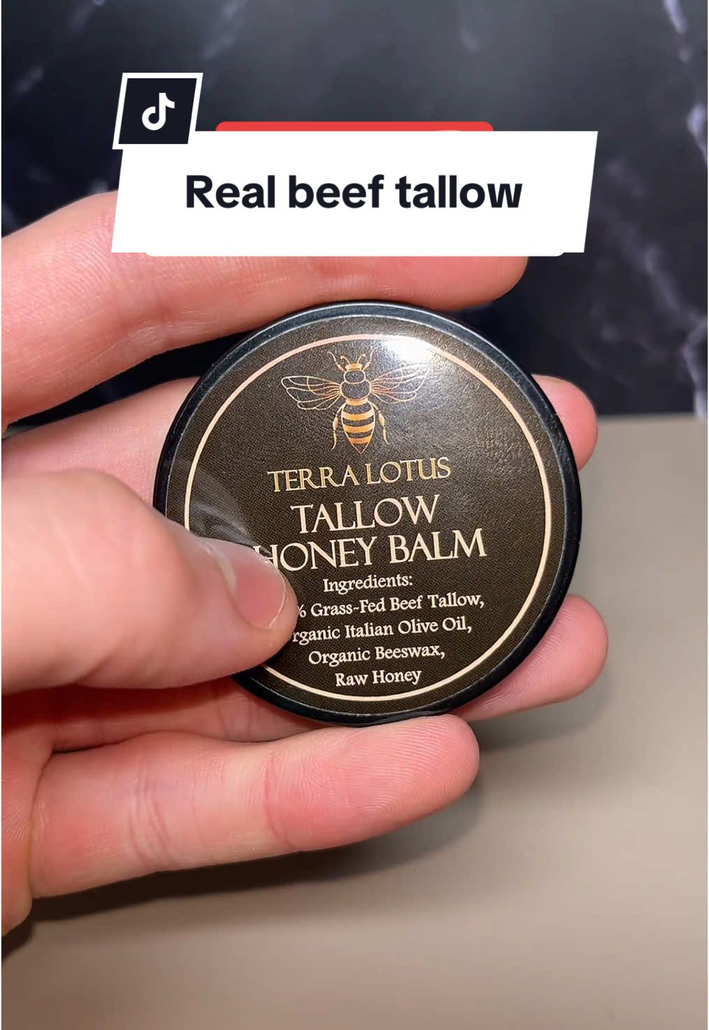 #fyp #beeftallow #terralotus #tallowhoneybalm #rawhoney #grassfed #organic #natrual 