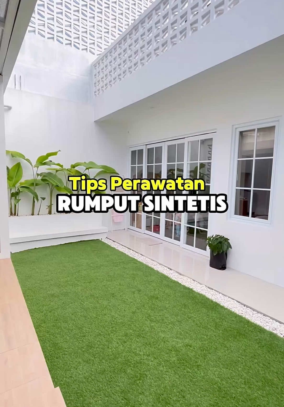 Pakai rumput sintetis dirumah, biar ga banyak maintenance dan hewan/serangga #rumputsintetis #tamanrumputsintetis #tamanbelakangrumah #tamanrumah #tamanrumput #idetamanminimalis #tamanminimalis #tamanrumahminimalis 