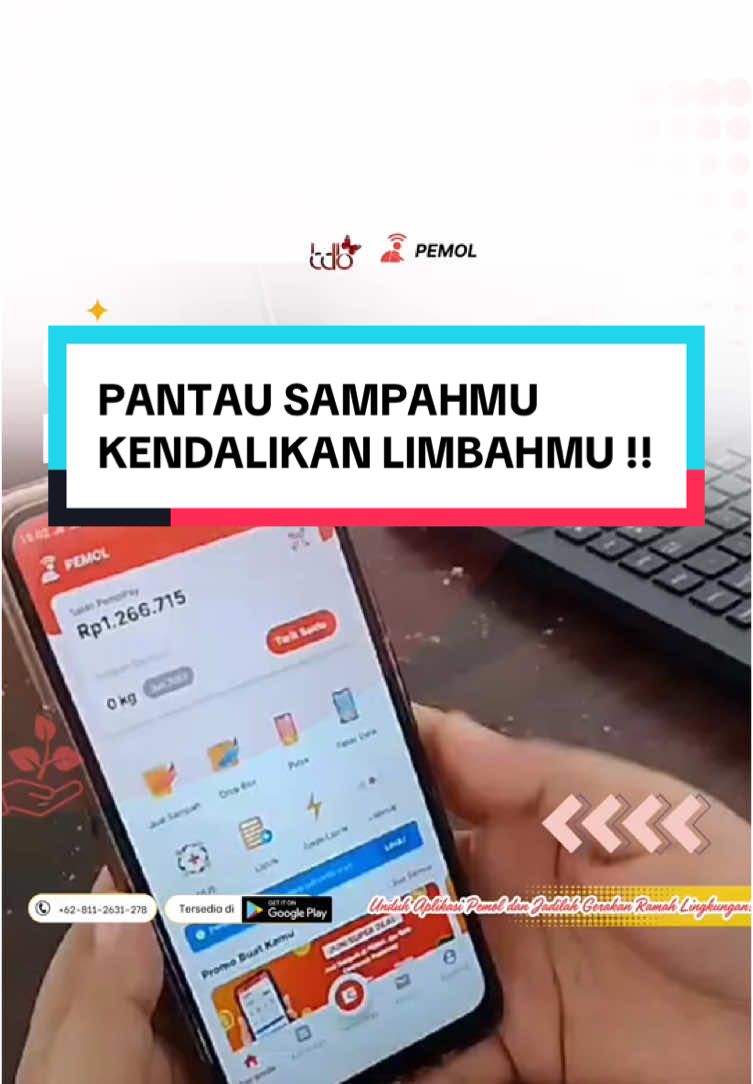 ♻️ Pantau Sampahmu, Kendalikan Limbahmu! 📊 Sekarang, kamu bisa melihat berapa banyak sampah yang kamu hasilkan setiap bulan langsung dari aplikasi Pemol! Dengan fitur ini, kamu bisa: ✅ Memantau jumlah sampah yang sudah kamu daur ulang ✅ Melihat dampak positif dari aksi daur ulangmu ✅ Mengelola kebiasaan konsumsi agar lebih ramah lingkungan ✅ Mendorong kebijakan lingkungan dengan mengajak lebih banyak orang peduli daur ulang 🌍 Saatnya Pekanbaru lebih bersih & hijau! 🌱✨ #pantausampah #daurulang #pemol #pekanbarubersih #pekanbaru 