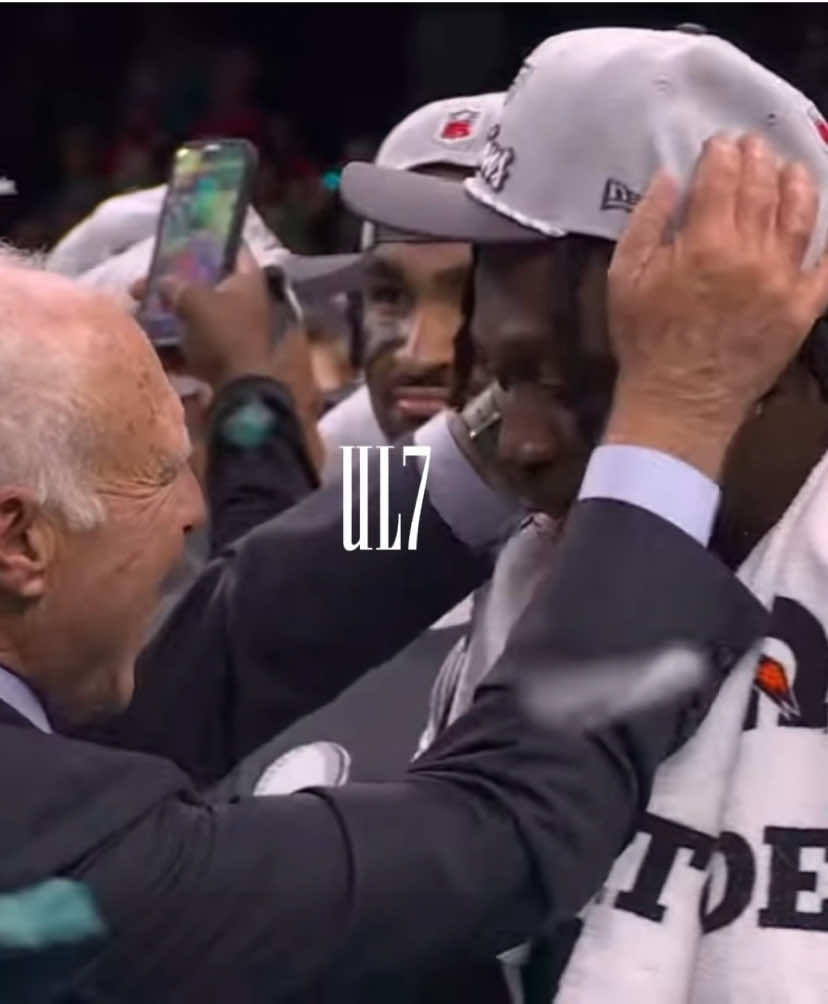 Now he has a family and just won a Super Bowl #ajbrown #mentalhealthawarenes #philadelphiaeagles #flyeaglesfly #superbowlchamps #nfl 