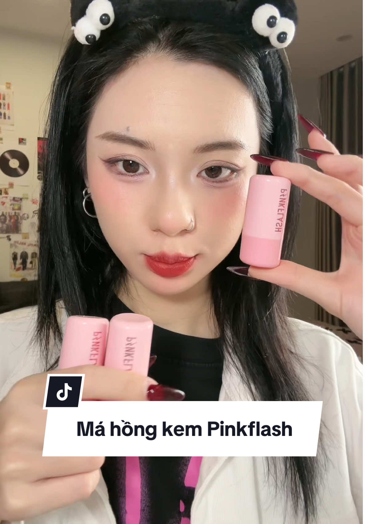 Xinh mà dễ dùng lắm á 🥰 #pinkflash #pinkflashvn #blush #blushstick #mahong 