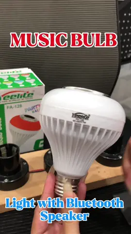 BULB WITH BLUETOOTH speaker MUSIC BULB. with Romote Control. Direct 230v and E27Base. MUST TRY! CHECK OUT NOW! #bulb #led #lightbulbs #bluetooth #bluetoothspeaker #fyp #fypage #foryou 